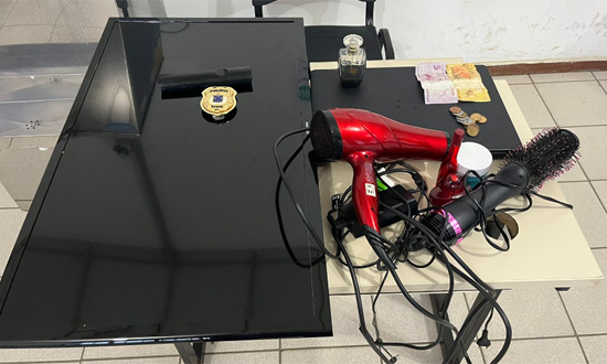 CONQUISTA: Pol�cia Civil prende ladr�o do centro