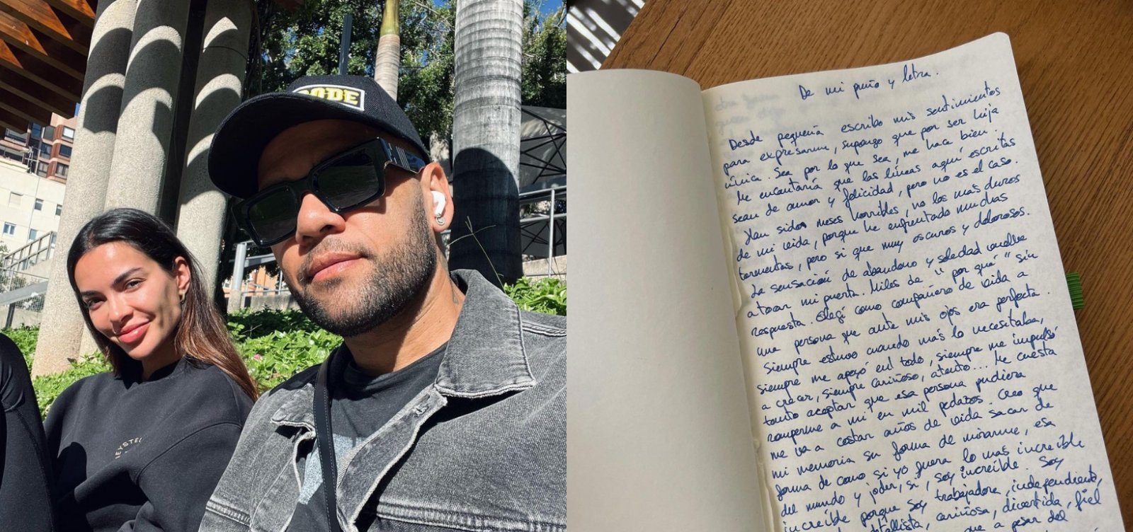 Joana Sanz anuncia t�rmino com Daniel Alves: T�m sido meses horr�veis, os mais obscuros e dolorosos