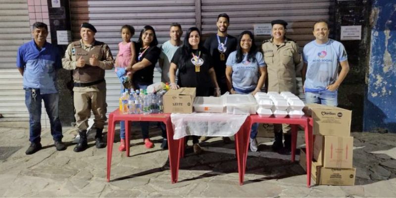 Patrulha Solid�ria acolhe pessoas em vulnerabilidade social com banho solid�rio, em Vit�ria da Conquista 